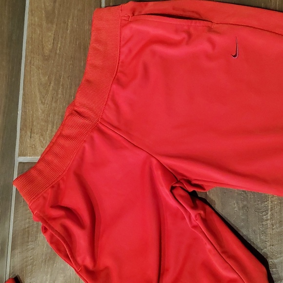 Nike The Athletic Dept Polyester Red Straight Leg Pants Women S - Picture 4 of 15